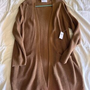 Old Navy Women's Brown Open Cardigan
